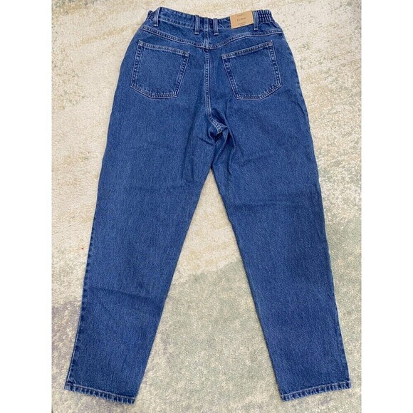 L.L. Bean Jeans Women's 16 MT Blue Original Fit Relaxed Elastic Waist Pants - Picture 9 of 9